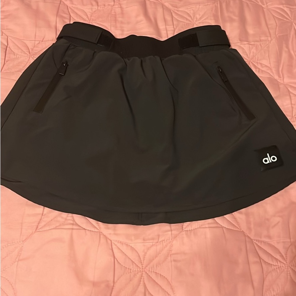 ALO Yoga Charcoal Mini Skirt